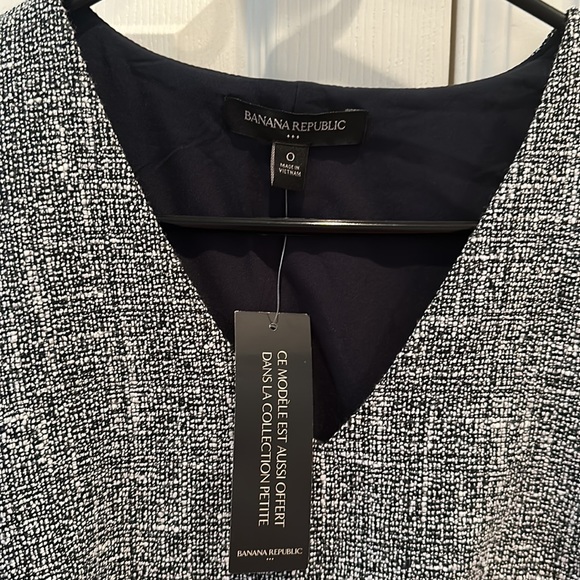 Banana Republic Navy Blue Heather Dress - Picture 2 of 4